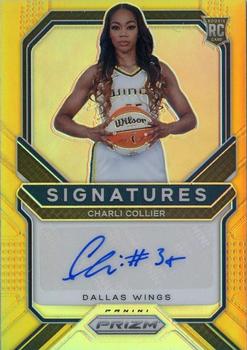 2021 Panini Prizm WNBA - Signatures Gold #SG-CCL Charli Collier Front