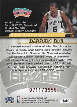 1999-00 Fleer Focus #141 Derrick Dial Back