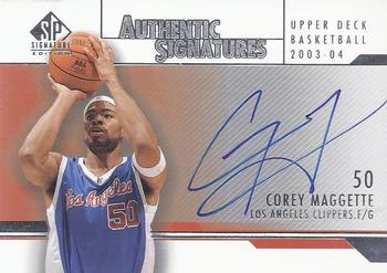 2003-04 SP Signature Edition - Authentic Signatures #AS-CM Corey Maggette Front