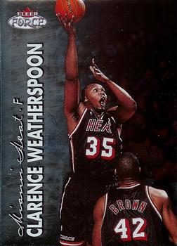 1999-00 Fleer Force #172 Clarence Weatherspoon Front