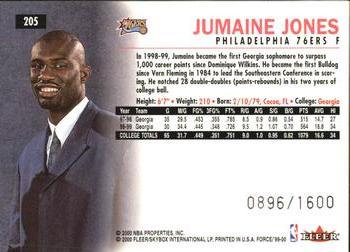 1999-00 Fleer Force #205 Jumaine Jones Back