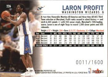 1999-00 Fleer Force #226 Laron Profit Back