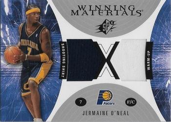 2003-04 SPx - Winning Materials #WM11 Jermaine O'Neal Front