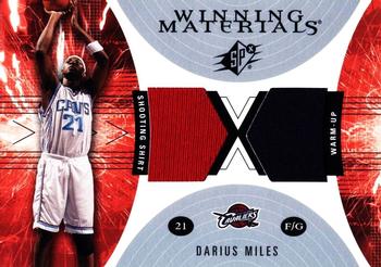2003-04 SPx - Winning Materials #WM14 Darius Miles Front
