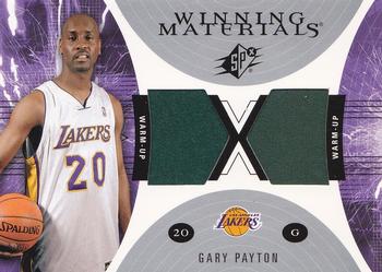 2003-04 SPx - Winning Materials #WM8 Gary Payton Front