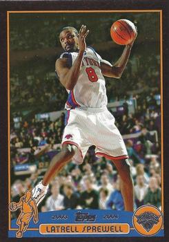 2003-04 Topps - Black #25 Latrell Sprewell Front