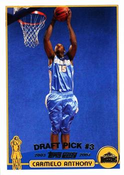 2003-04 Topps - Factory Set #223 Carmelo Anthony Front