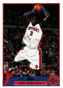 2003-04 Topps - Factory Set #30 Ben Wallace Front