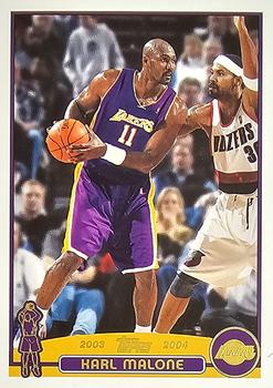 2003-04 Topps - Factory Set #32 Karl Malone Front