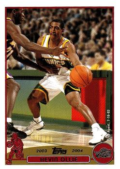 2003-04 Topps - Factory Set #40 Kevin Ollie Front
