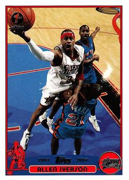 2003-04 Topps 1st Edition #3 Allen Iverson Front