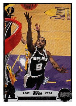 2003-04 Topps 1st Edition #9 Tony Parker Front