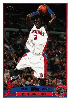 2003-04 Topps 1st Edition #30 Ben Wallace Front
