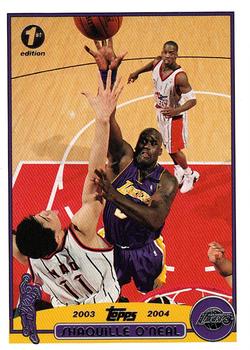 2003-04 Topps 1st Edition #34 Shaquille O'Neal Front