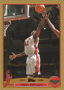 2003-04 Topps - Gold #140 Theo Ratliff Front