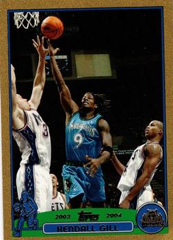 2003-04 Topps - Gold #174 Kendall Gill Front