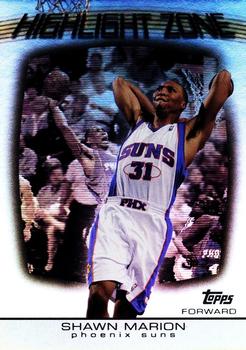 2003-04 Topps - Highlight Zone #HZ-5 Shawn Marion Front
