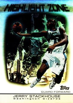2003-04 Topps - Highlight Zone #HZ-10 Jerry Stackhouse Front