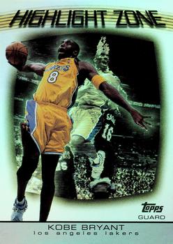 2003-04 Topps - Highlight Zone #HZ-20 Kobe Bryant Front