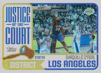 2003-04 Topps - Justice of the Court #JC-3 Shaquille O'Neal Front