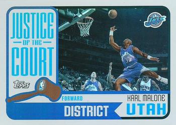 2003-04 Topps - Justice of the Court #JC-9 Karl Malone Front