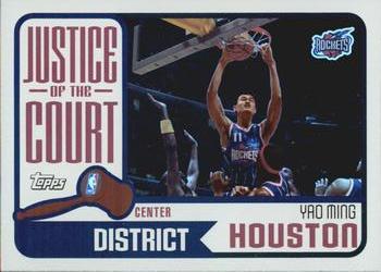 2003-04 Topps - Justice of the Court #JC-11 Yao Ming Front