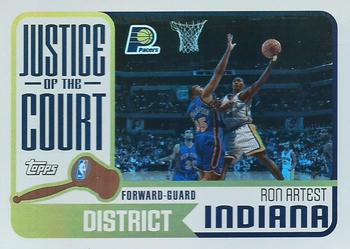 2003-04 Topps - Justice of the Court #JC-19 Ron Artest Front