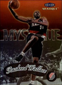 1999-00 Fleer Mystique #56 Rasheed Wallace Front