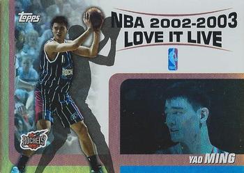 2003-04 Topps - Love it Live #LL-YM Yao Ming Front