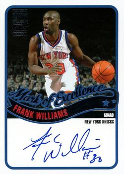 2003-04 Topps - Mark of Excellence Autographs #ME-FW Frank Williams Front