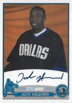 2003-04 Topps - Rookie Photo Shoot Autographs #TA-JHO Josh Howard Front