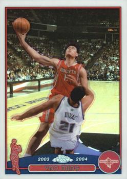 2003-04 Topps Chrome - Refractors #11 Yao Ming Front