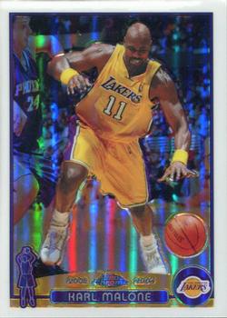 2003-04 Topps Chrome - Refractors #32 Karl Malone Front