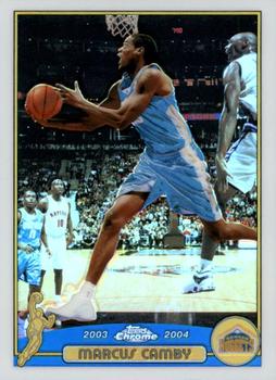 2003-04 Topps Chrome - Refractors #53 Marcus Camby Front