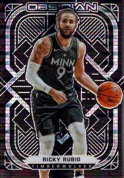 2020-21 Panini Obsidian - Electric Etch Asia #149 Ricky Rubio Front