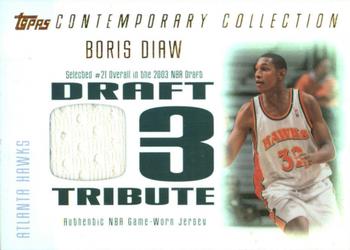 2003-04 Topps Contemporary Collection - Draft 03 Tribute #DT-BD Boris Diaw Front