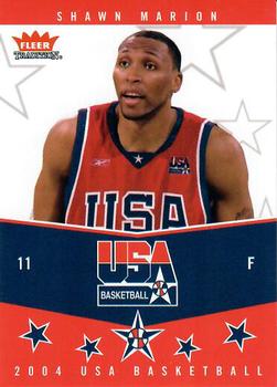 2004-05 Fleer Tradition - USA Basketball Aftermarket #4 UB Shawn Marion Front