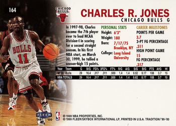 1999-00 Fleer Tradition #164 Charles R. Jones Back