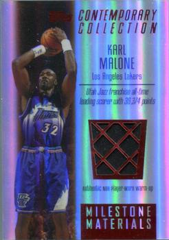 2003-04 Topps Contemporary Collection - Milestone Materials Red #MIM-KM Karl Malone Front