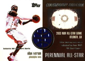 2003-04 Topps Contemporary Collection - Perennial All-Star Relics #PA-AI Allen Iverson Front