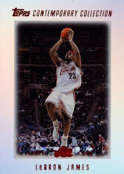 2003-04 Topps Contemporary Collection - Red #1 LeBron James Front