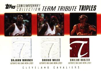 2003-04 Topps Contemporary Collection - Team Tribute Triples #TTT-WMB DaJuan Wagner / Darius Miles / Carlos Boozer Front