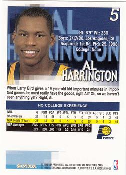 1999-00 Hoops #5 Al Harrington Back