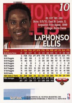 1999-00 Hoops #10 LaPhonso Ellis Back