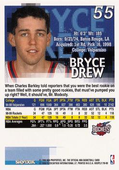 1999-00 Hoops #55 Bryce Drew Back