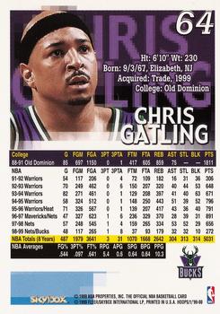 1999-00 Hoops #64 Chris Gatling Back