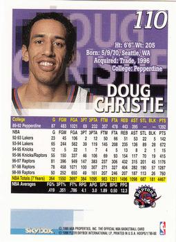 1999-00 Hoops #110 Doug Christie Back