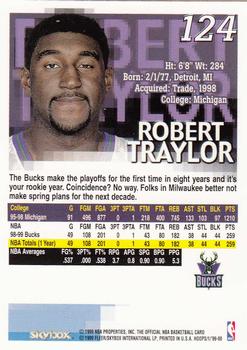 1999-00 Hoops #124 Robert Traylor Back