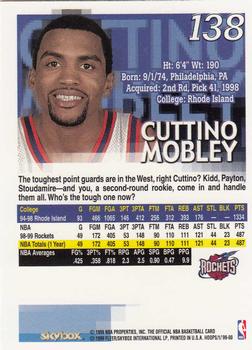 1999-00 Hoops #138 Cuttino Mobley Back