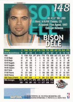 1999-00 Hoops #148 Bison Dele Back